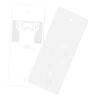 RFID метка-бирка ISBC Labels 120х50 UHF, UCODE8, tag for clothing PET, 120х50 мм
